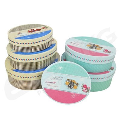 Round Gift Rigid Boxes Packaging