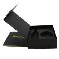 Magnetic Luxury Black Wine Cardboard Box