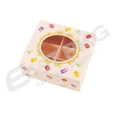 Fancy Design Macarons Box