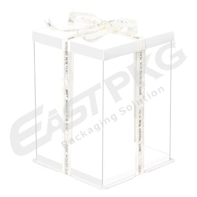 Fully Transparent Cake Packaging