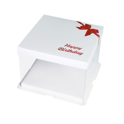 pvc cake gift box