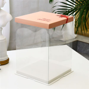 Clear Vinyl Cake Gift Box Packaging (PVC) | EastPKG