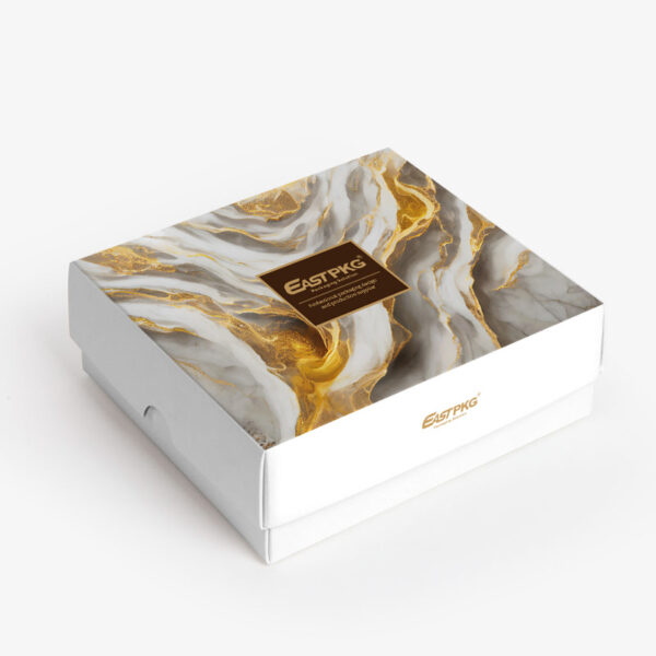 Double Wall Tray & Lid packaging illustration