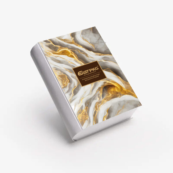 Book Style Rigid Box packaging illustration