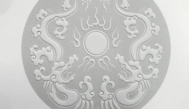 embossing with design