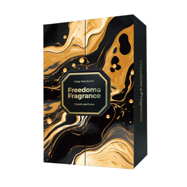 Gold & Black Paper Box