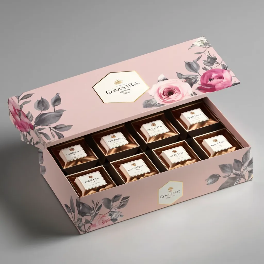 chocolate book style box