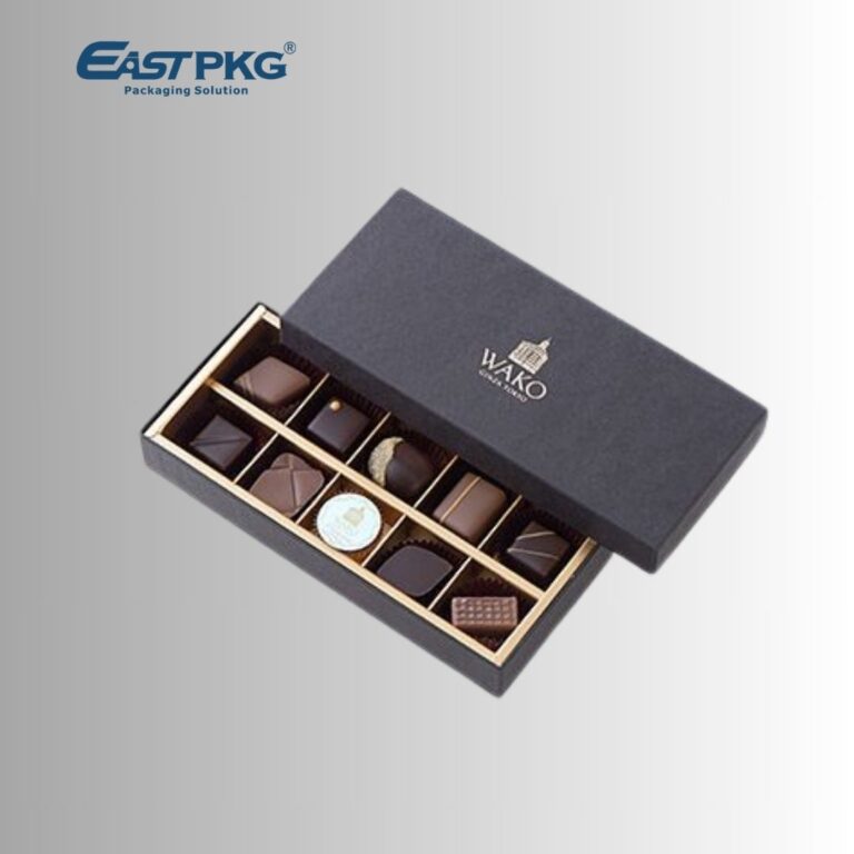 Bespoke custom chocolate packaging for gourmet chocolates