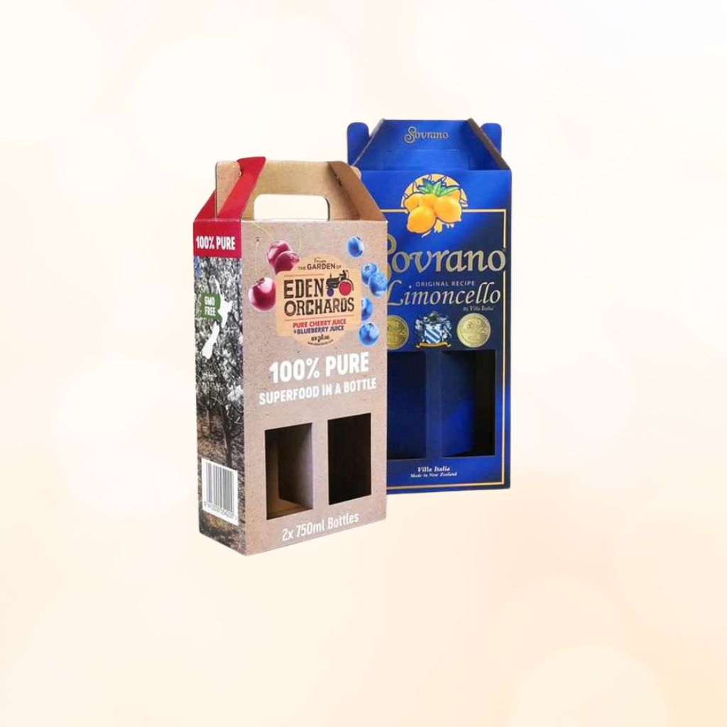 Beverage packaging with foam inserts