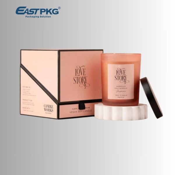 Custom Candle Boxes packaging illustration