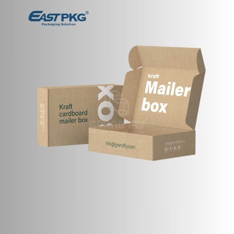 Recyclable retail gift box packaging