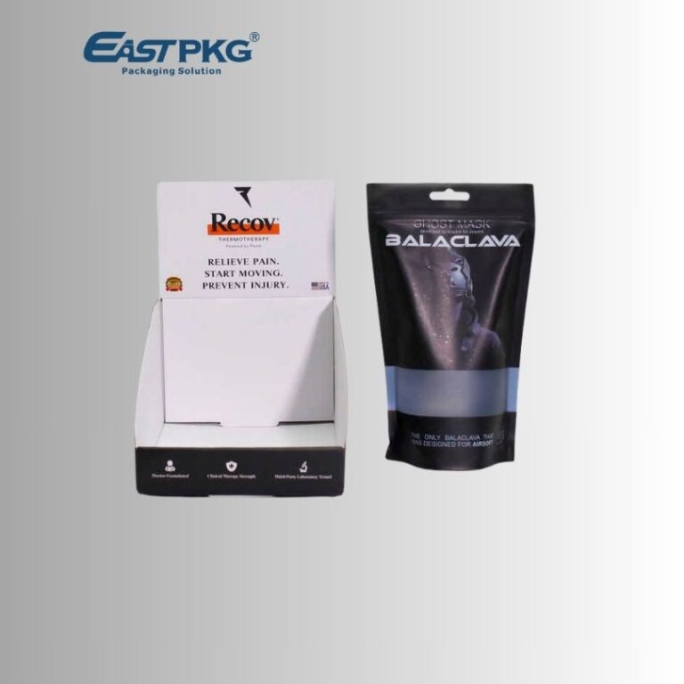 Retail display boxes with logo