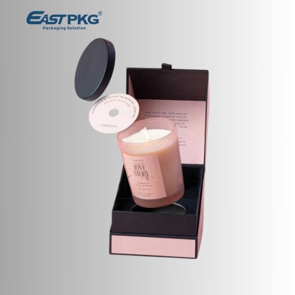 Candle Rigid Box packaging illustration