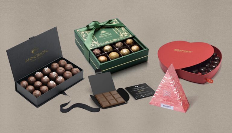 Custom Chocolate Boxes packaging illustration