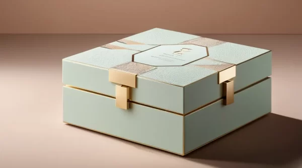 Custom Luxury Box packaging illustration