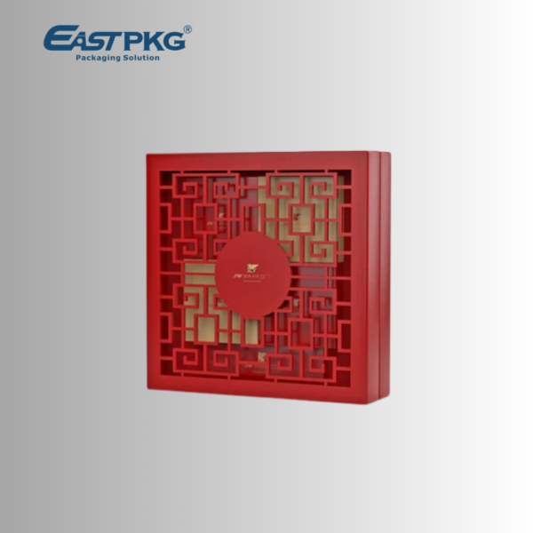 Laser Cutting Window Box packaging illustration