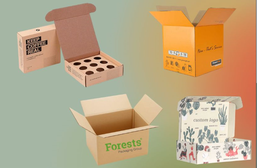 Corrugated cardboard box packaging