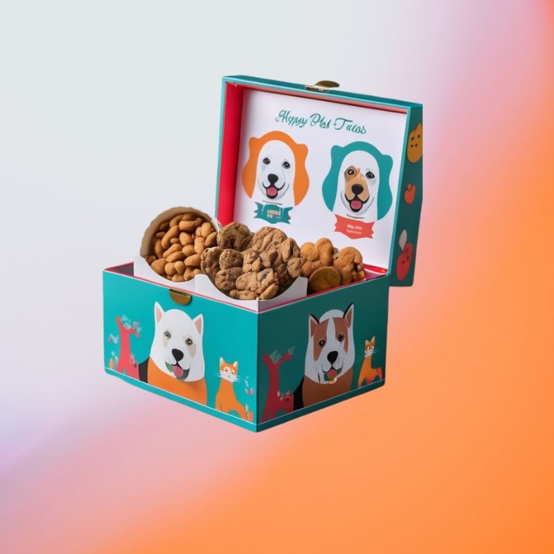 Custom eco-friendly pet gift box