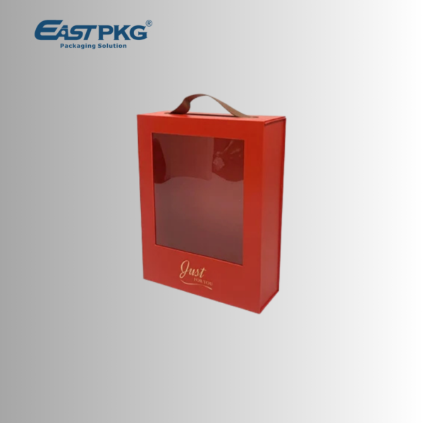 Custom gift window box packaging packaging illustration
