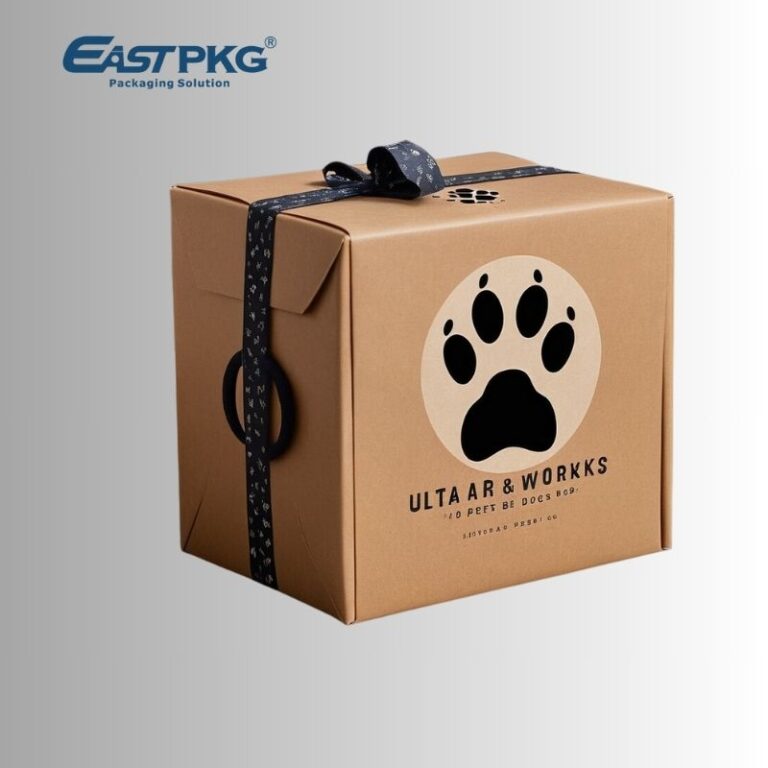 Custom pet food packaging box