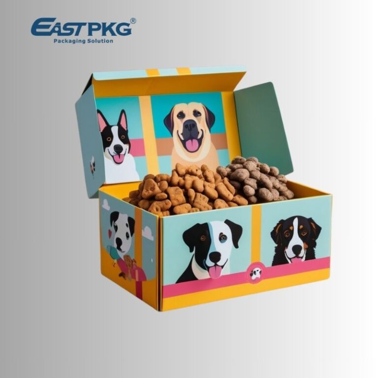 Custom printed pet food boxes