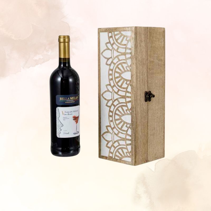 Foldable wine paper box