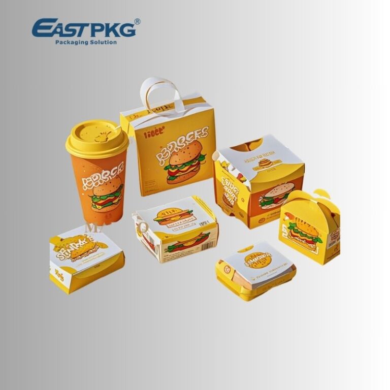 Large disposable food box for catering