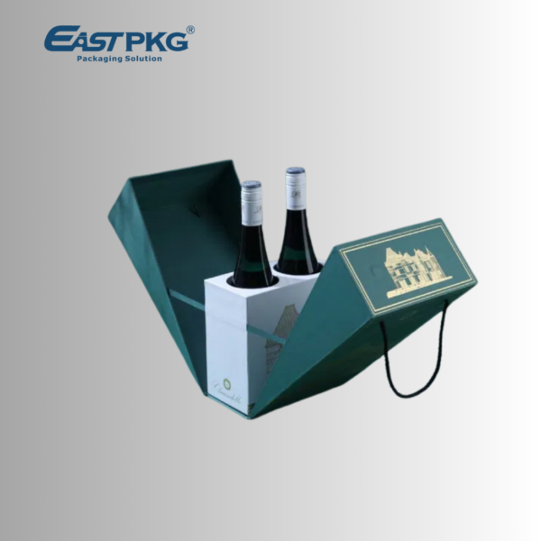 Personalized Wine Gift Boxes packaging illustration
