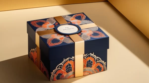 Luxury Printing Box packaging illustration