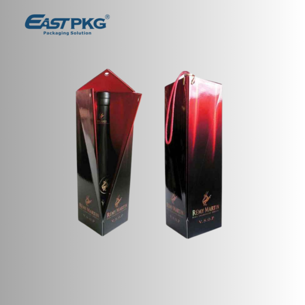 Wine Display Box packaging illustration