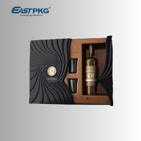 Wine Presentation Box packaging illustration