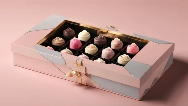 Luxury Cardboard Box packaging illustration
