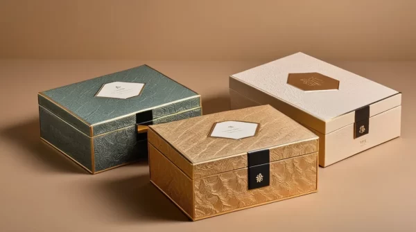 High-end Packaging Box packaging illustration