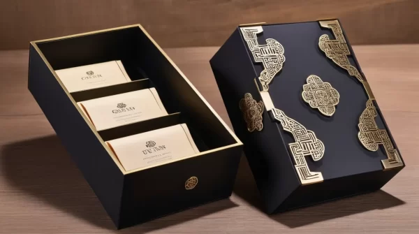 Laser Hotstamping Design Box packaging illustration