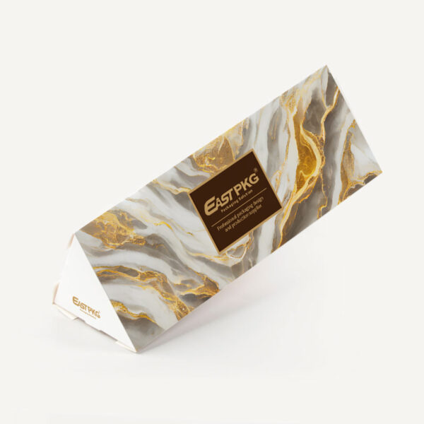 Prism Shaped Box packaging illustration