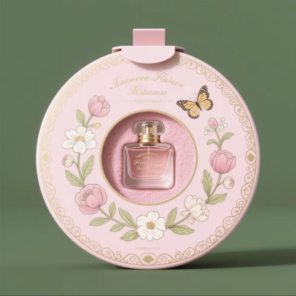 perfume box with window