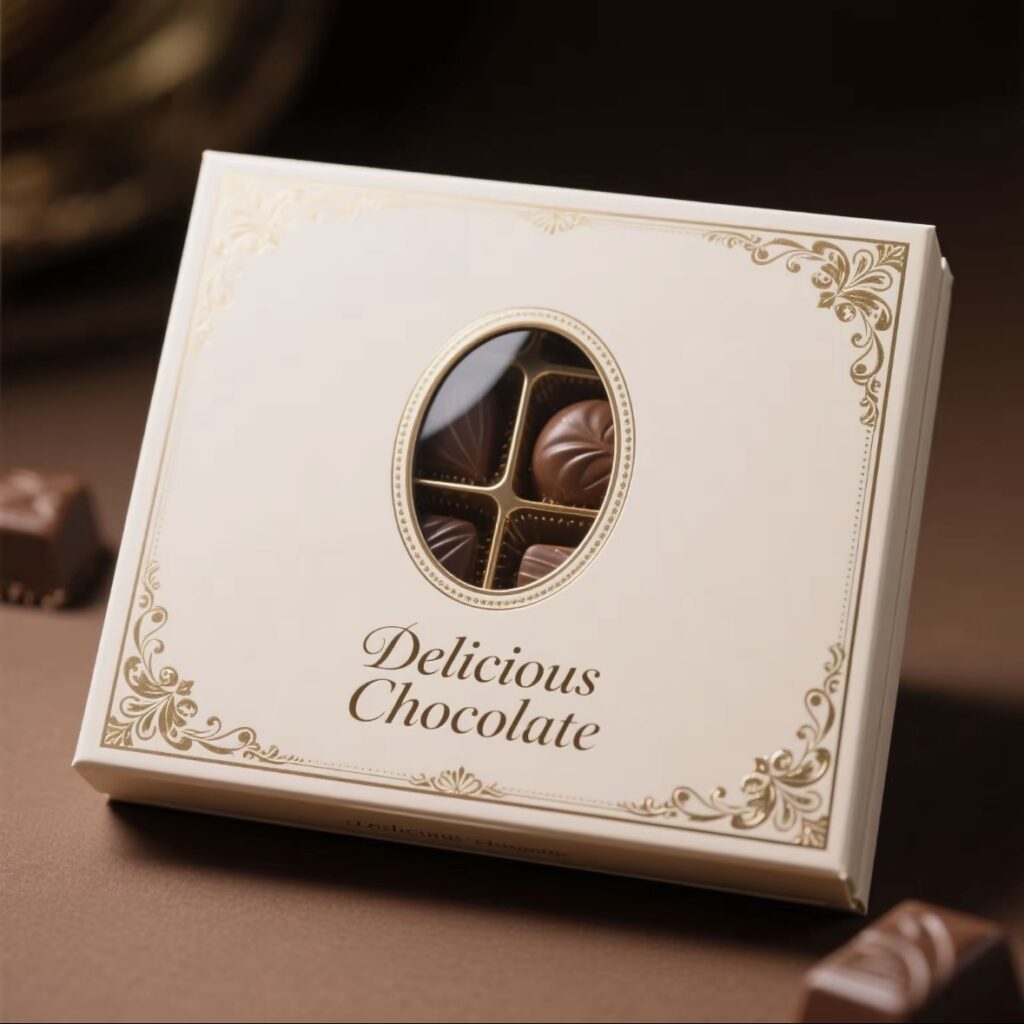 Rigid Chocolate Box with Window