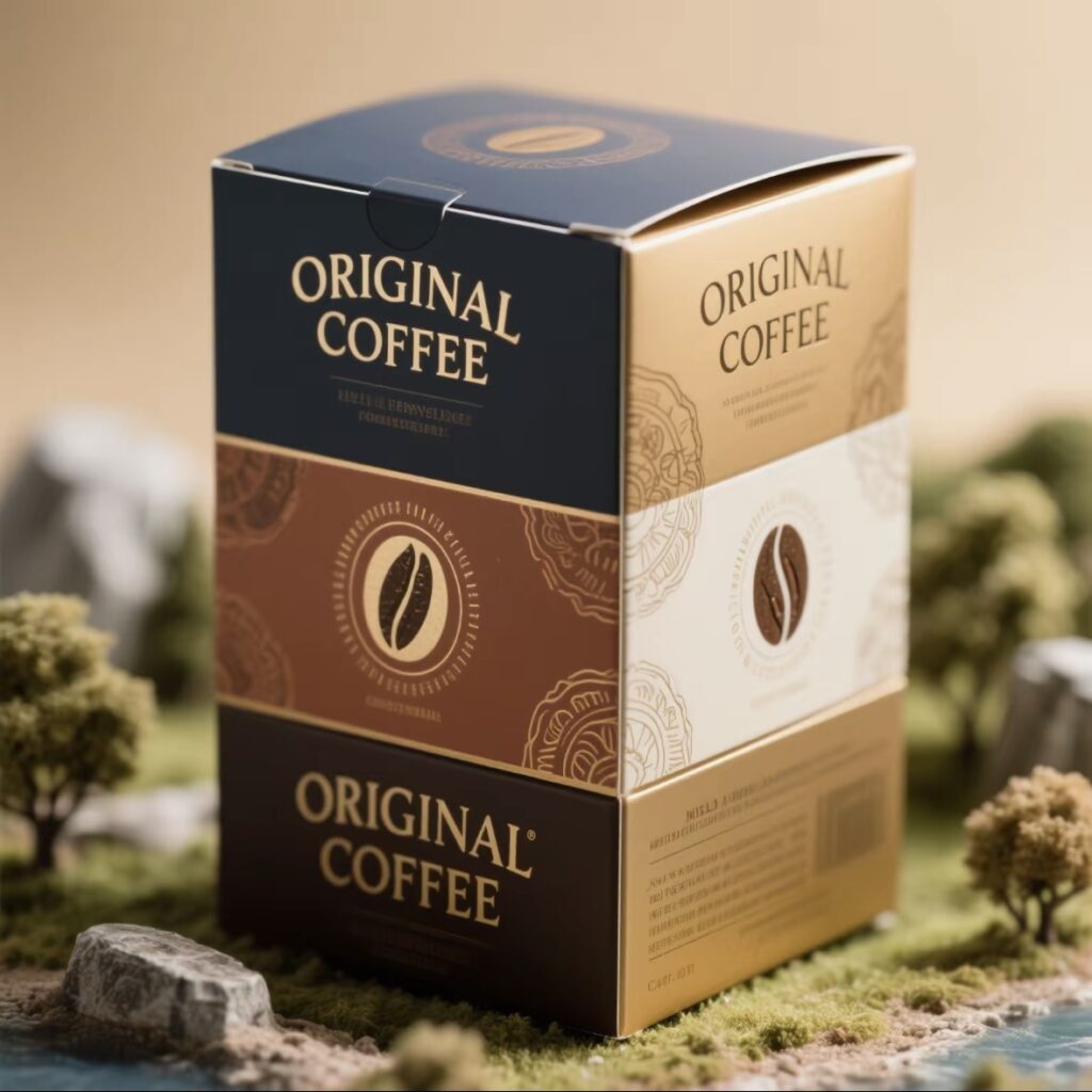 premium coffee packaging box
