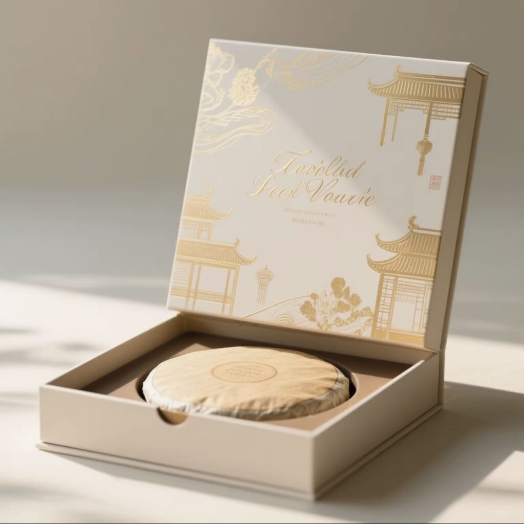 Round Tea Cake Packaging