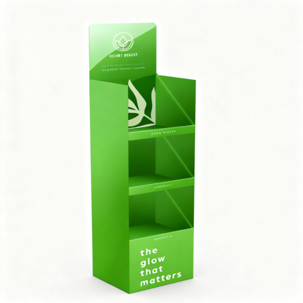 3 Tray Floor Display packaging illustration