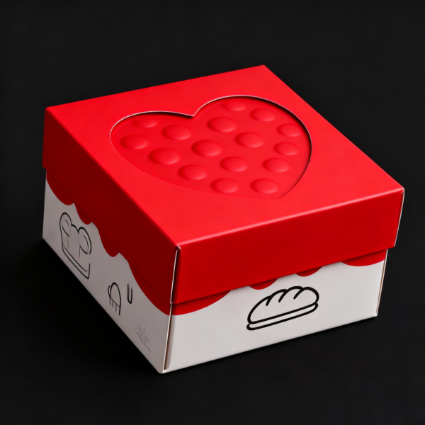 Cookie Boxes with Window packaging illustration
