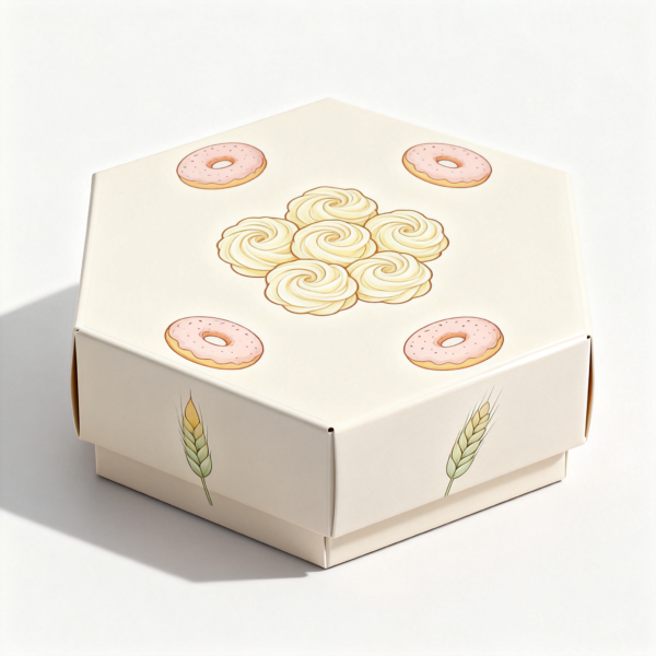 Cookie Packaging Box packaging illustration