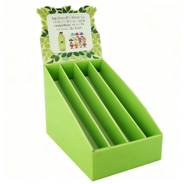 Creative Floor Cardboard POP Displays packaging illustration