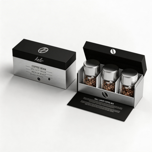 Luxury Coffee Packaging Boxes packaging illustration