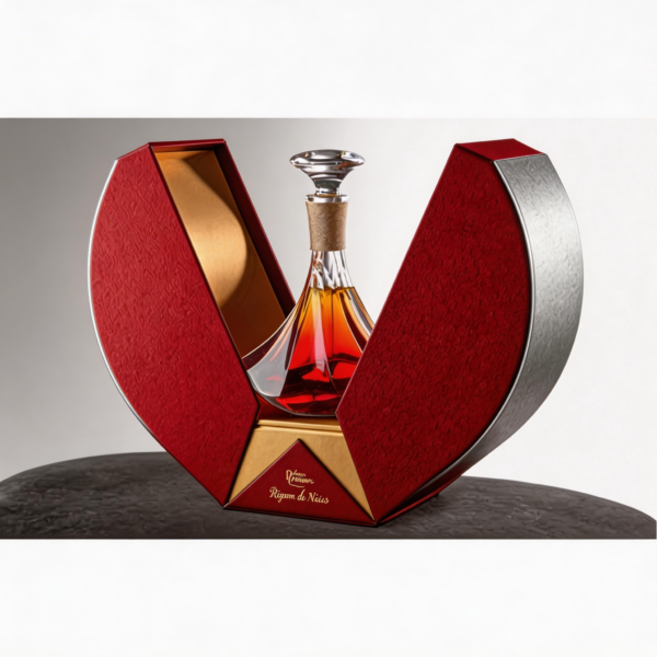 Two Door Fragrance Box packaging illustration