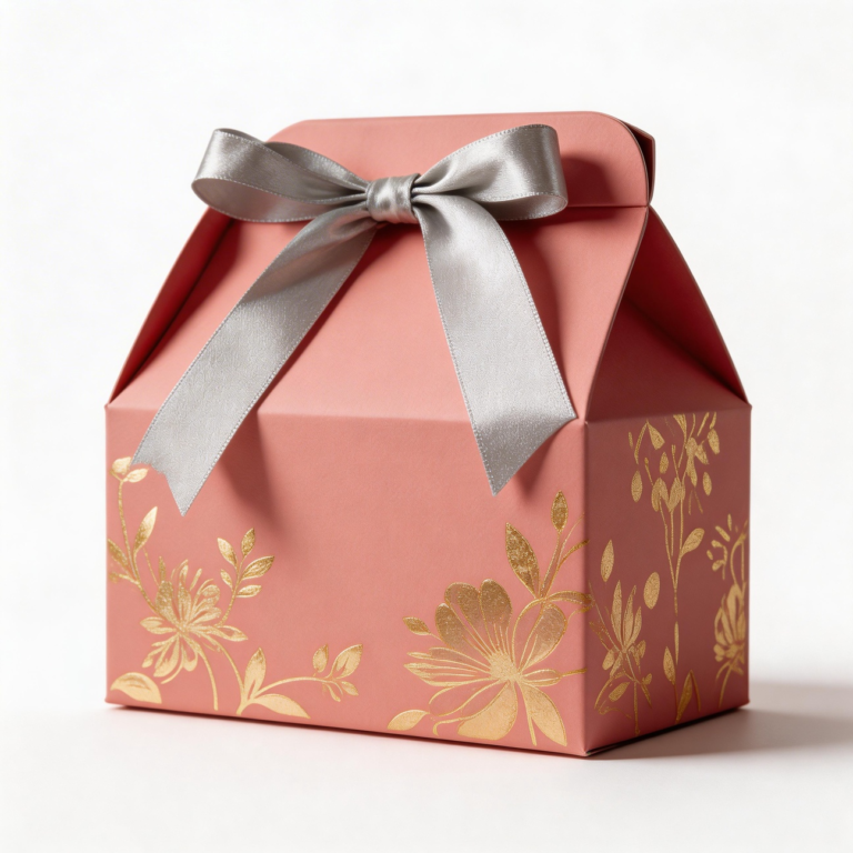 Printing Gift Box with Ribbon