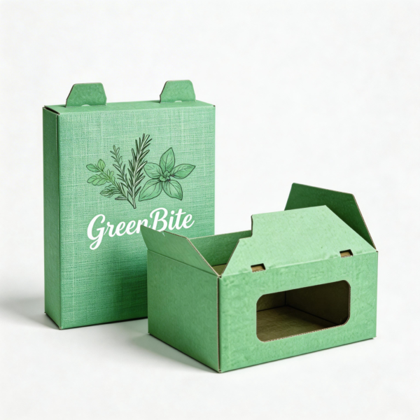Coffee Shipping Boxes packaging illustration
