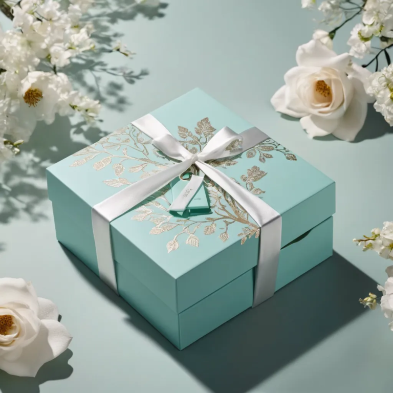 Custom Gift Box with Ribbon