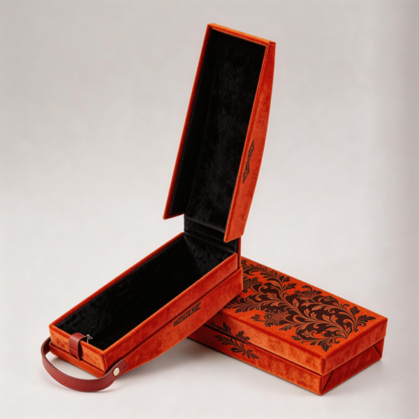 Custom Luxury Gift Box with Handle packaging illustration