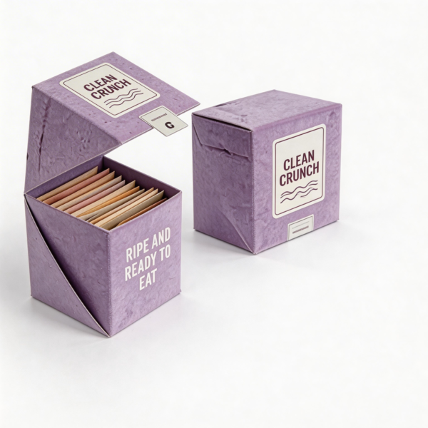 Custom Mini Tea Gift Box packaging illustration